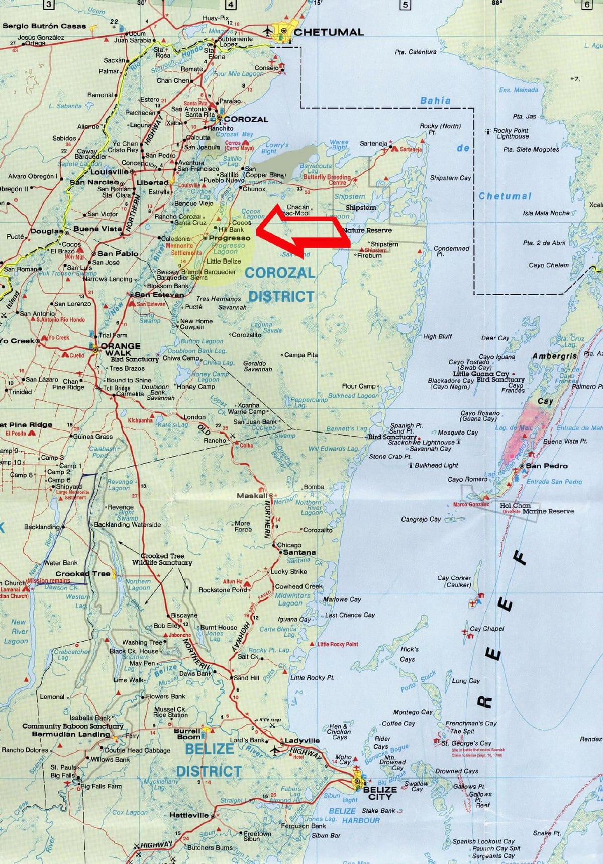feuille de route détaillée de Belize