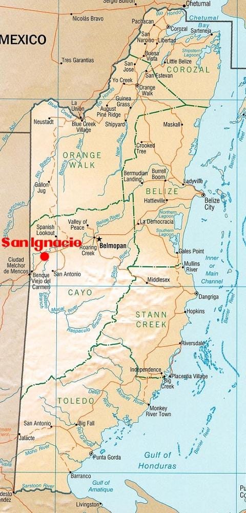 Carte de san ignacio, Belize