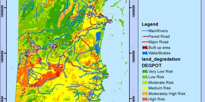 Carte de Belize climat