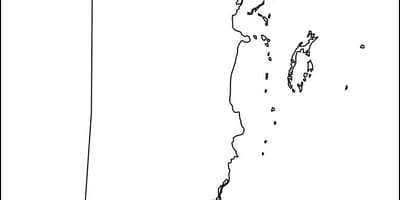 Carte de Belize contour