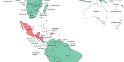 Carte de Belize paludisme 