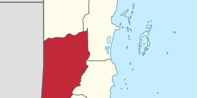 Cayo district de Belize carte