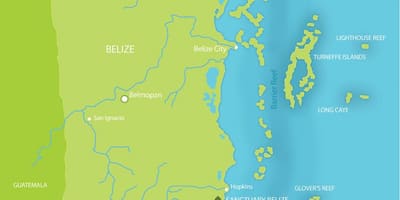 Carte de sanctuaire de Belize